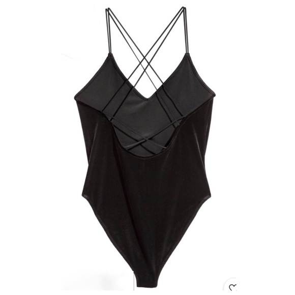 h&m black bodysuit